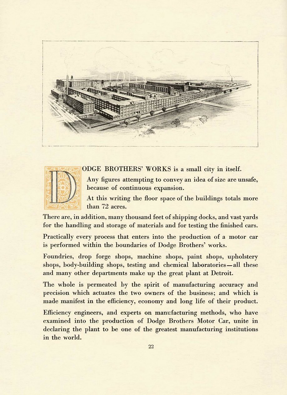 1920 Dodge Brothers Brochure Page 20